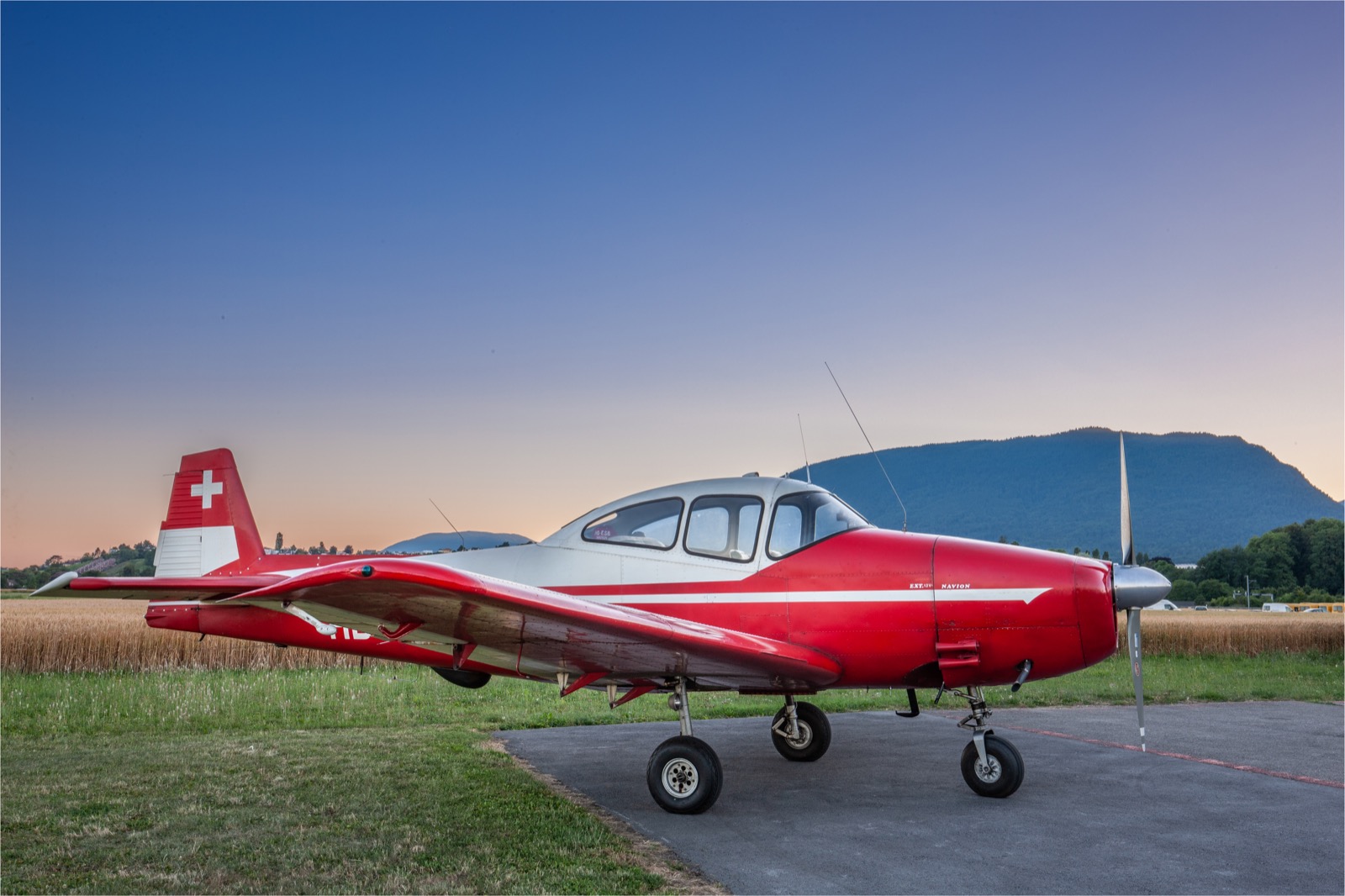 Navion au sol pour le Vol découverte